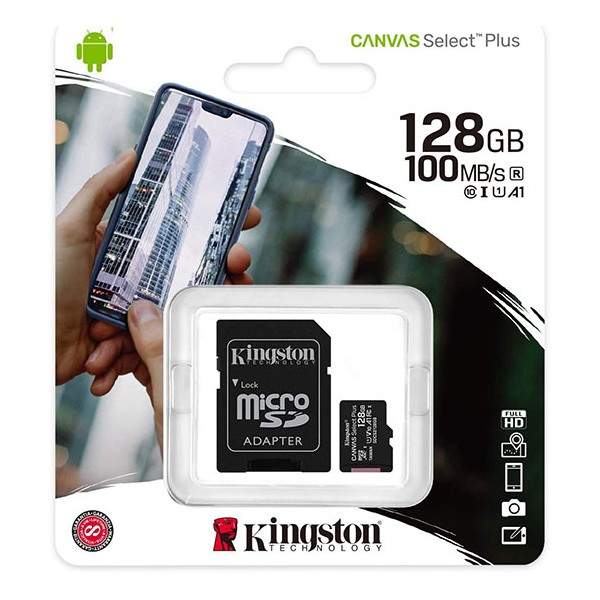 MICRO-SD Kingston Canvas 128GB (CL.10)