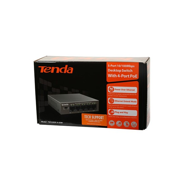 SWITCH Tenda TEG1105P PoE (10-100-1000)